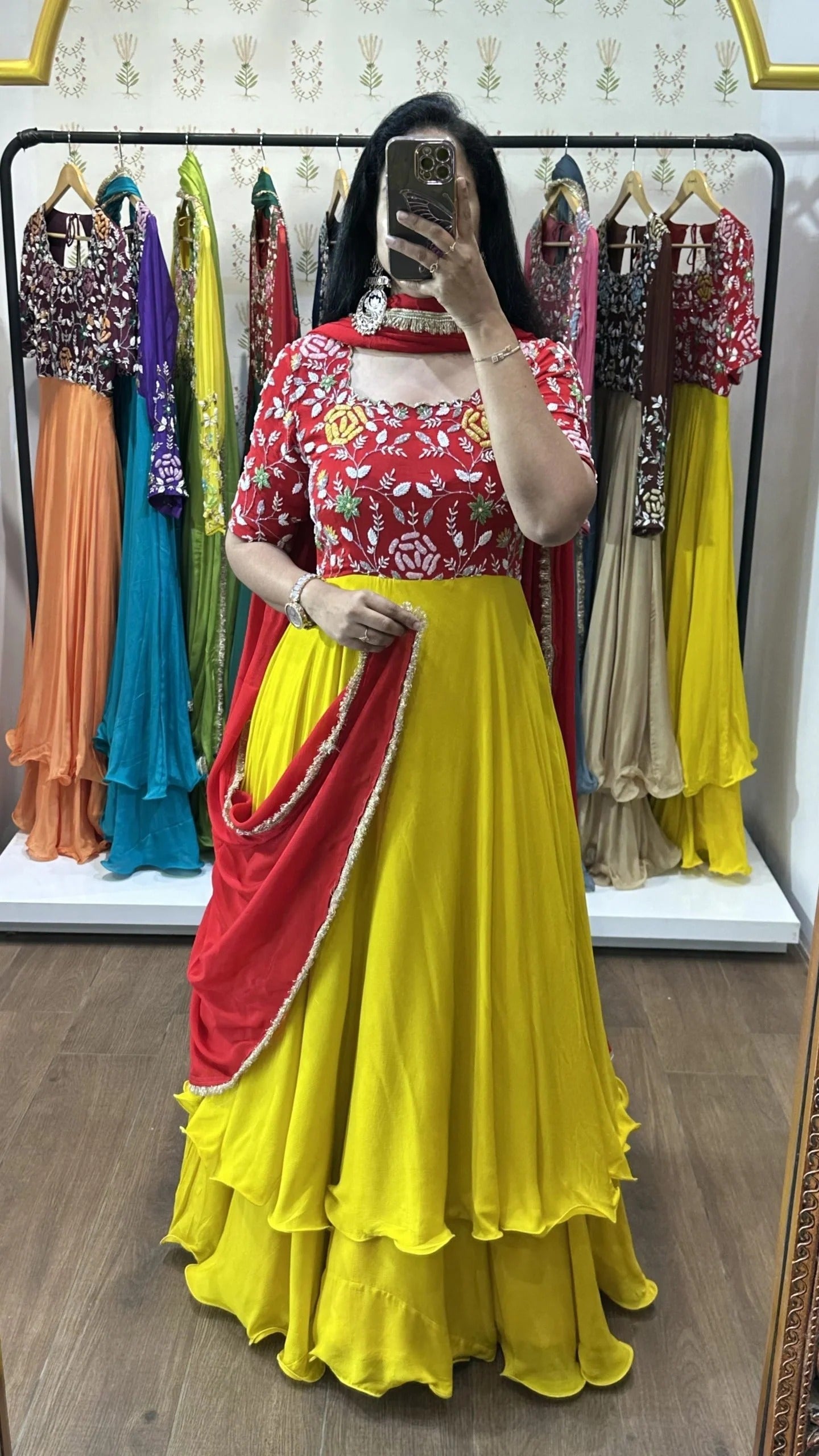 Nitya Red & Yellow