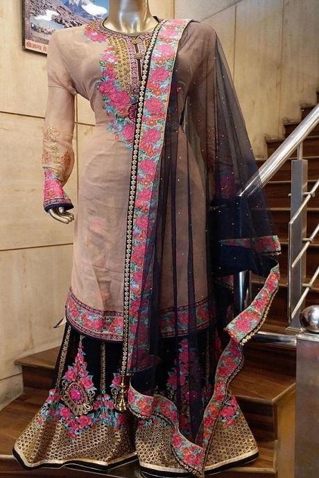 Light Cream Color Dori Work Designer Salwar Dress