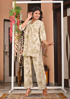 Olive Garden Cotton Co-ord Set