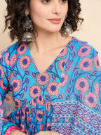 Blue Blossom Breeze Suit Set