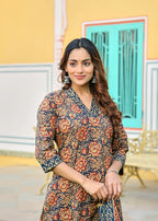 Urban Grace Straight Cotton Suit Set
