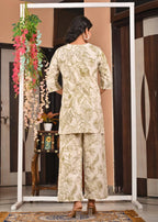 Olive Garden Cotton Co-ord Set
