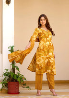 Sunehri Phool Cotton Suit Set