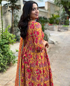 Sunlit Spice Viscose Suit Set