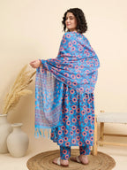Blue Blossom Breeze Suit Set