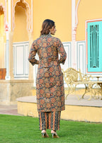 Urban Grace Straight Cotton Suit Set