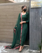 EMERALD GREEN COLOR KURTI FOR GIRLS