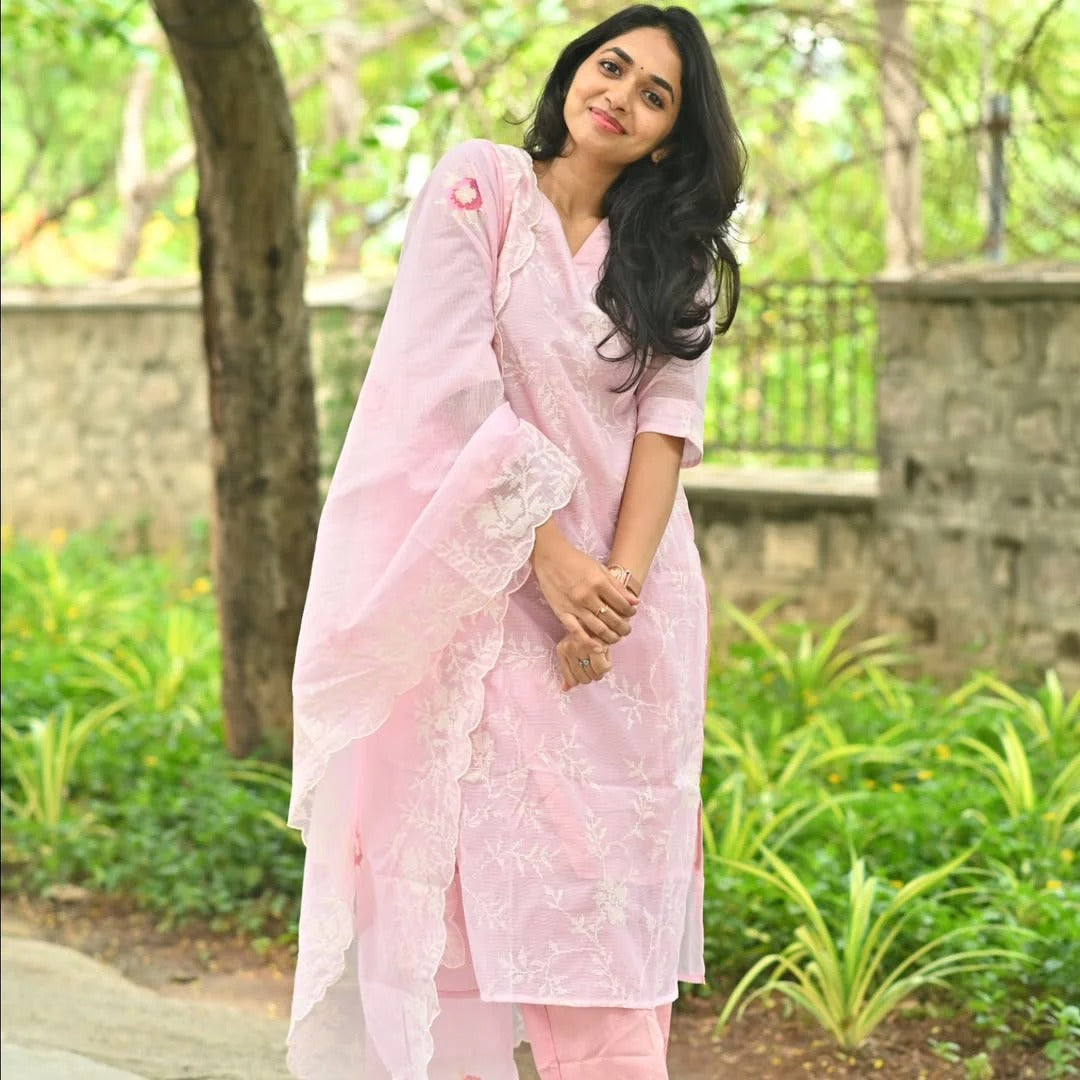 Beautiful Pink Kurta Set