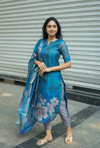 Shrungar-Blue Color Kurti For Girls