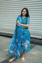 Shrungar-Blue Color Kurti For Girls