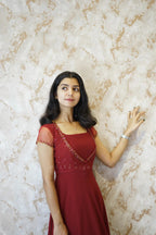 Designer Gown with Handwork Jacket